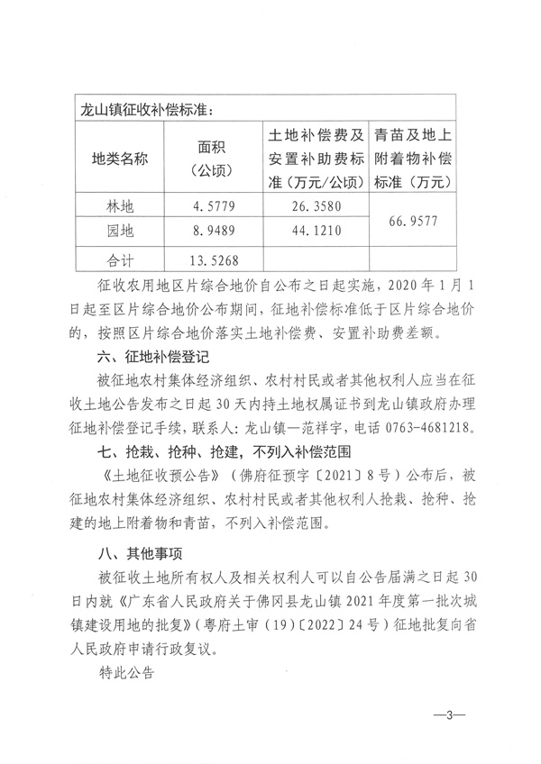 佛岡縣龍山鎮(zhèn)2021年度第一批次城鎮(zhèn)建設用地征收土地公告 3.jpg